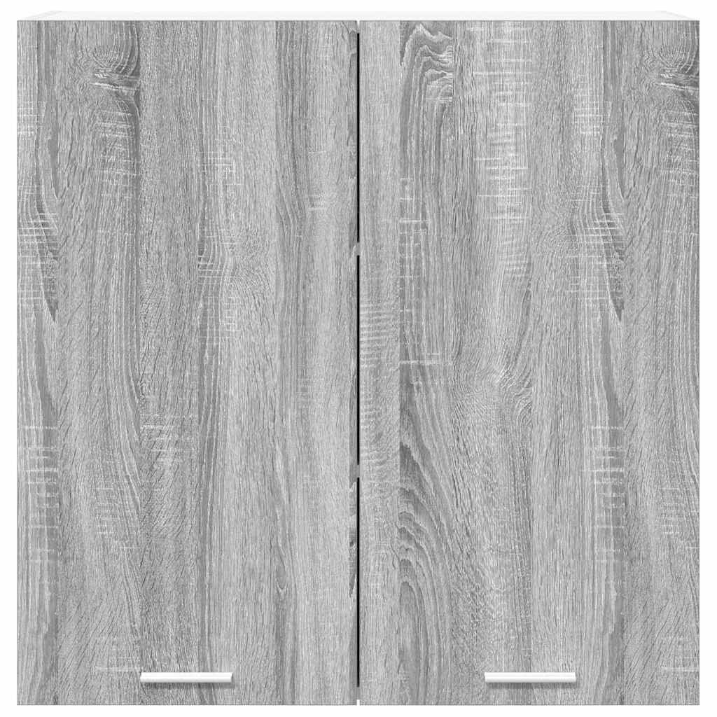 Κρεμαστό ντουλάπι με αποθήκευση Γκρίζο Σονομα 80 x 31 x 80 εκ. - Pakobazaar