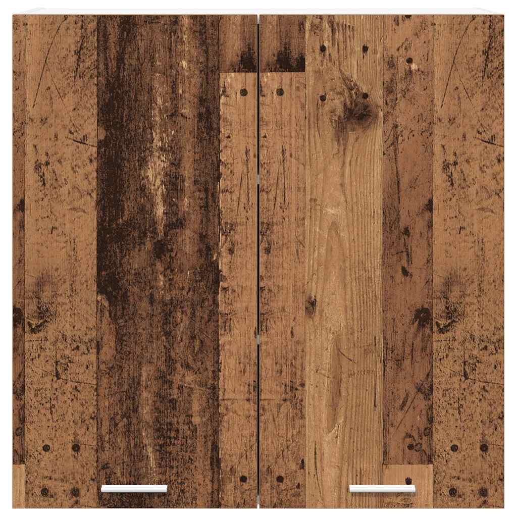 Κρεμαστό ντουλάπι με αποθήκευση Παλιό ξύλο 80 x 31 x 80 εκ.