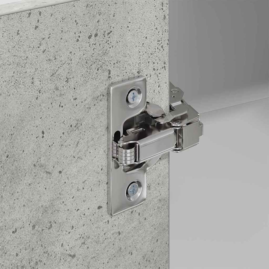 Κρεμαστό ντουλάπι Σκυρόδεμα Γκρι και Λευκό 57 x 57 x 80 εκ.