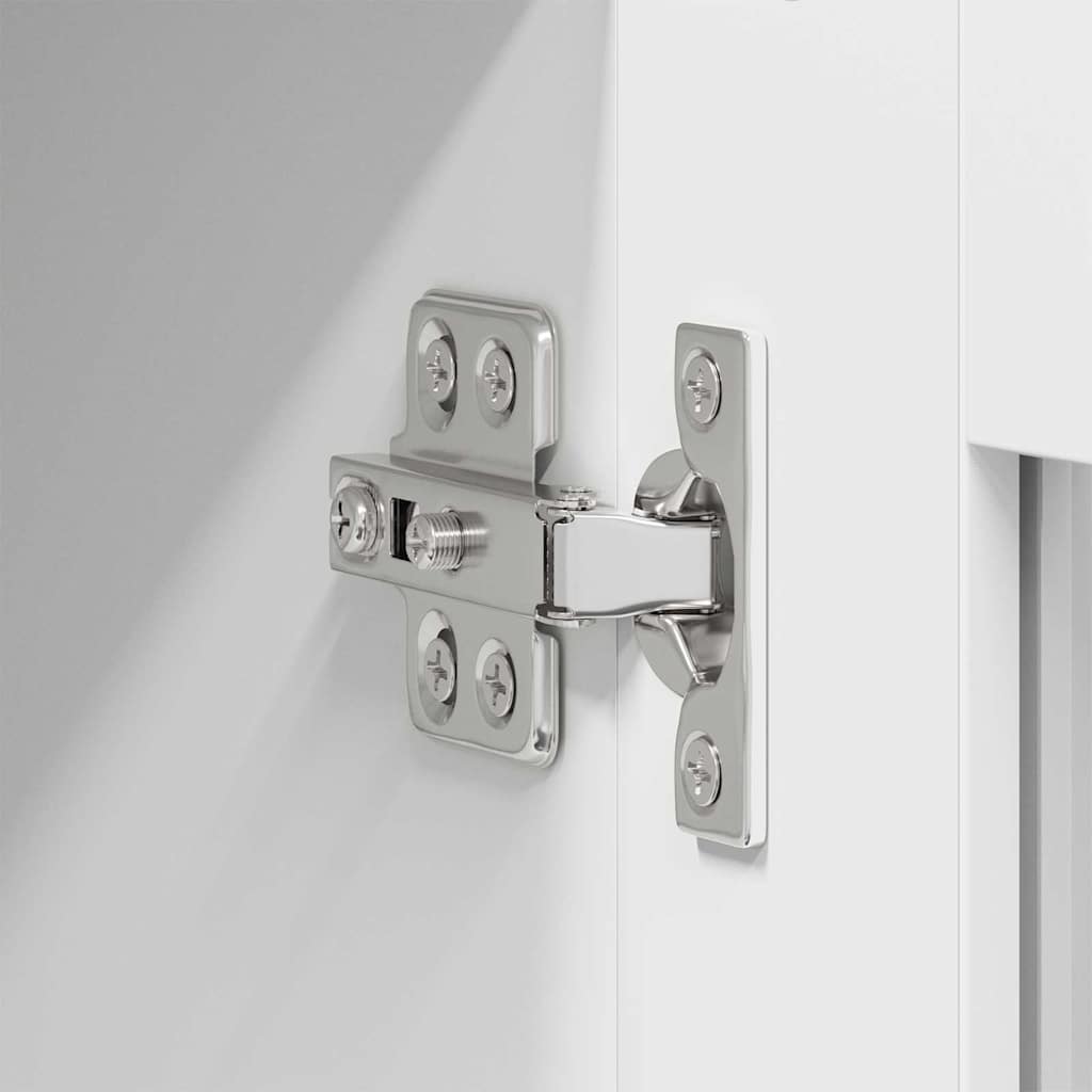 Κρεμαστό ντουλάπι με αποθήκευση 2 pcs Λευκό 40 x 31 x 80 εκ. - Pakobazaar
