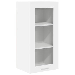 Κρεμαστό ντουλάπι με αποθήκευση 2 pcs Λευκό 40 x 31 x 80 εκ. - Pakobazaar