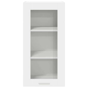 Κρεμαστό ντουλάπι με αποθήκευση 2 pcs Λευκό 40 x 31 x 80 εκ. - Pakobazaar