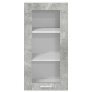 Κρεμαστό ντουλάπι Σκυρόδεμα Γκρι 40 x 31 x 80 εκ.
