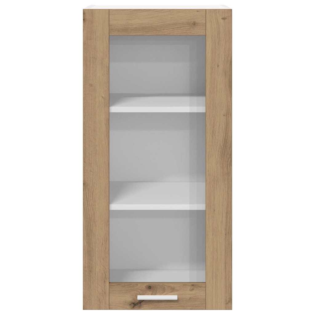 Κρεμαστό ντουλάπι με πόρτα 2 pcs Artisan Oak 40 x 31 x 80 εκ.