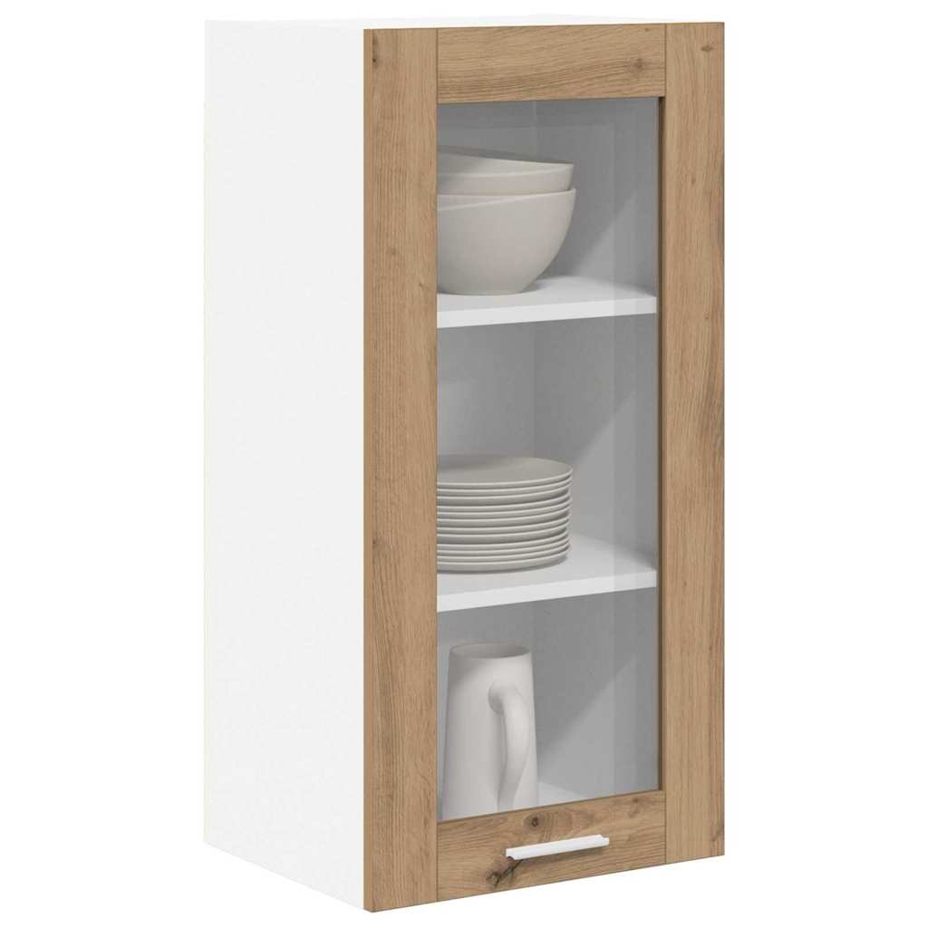 Κρεμαστό ντουλάπι με πόρτα 2 pcs Artisan Oak 40 x 31 x 80 εκ.