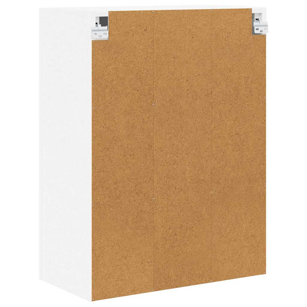 Κρεμαστό ντουλάπι Λευκό 60 x 31 x 80 εκ. Επεξεργασμένο ξύλο - Pakobazaar