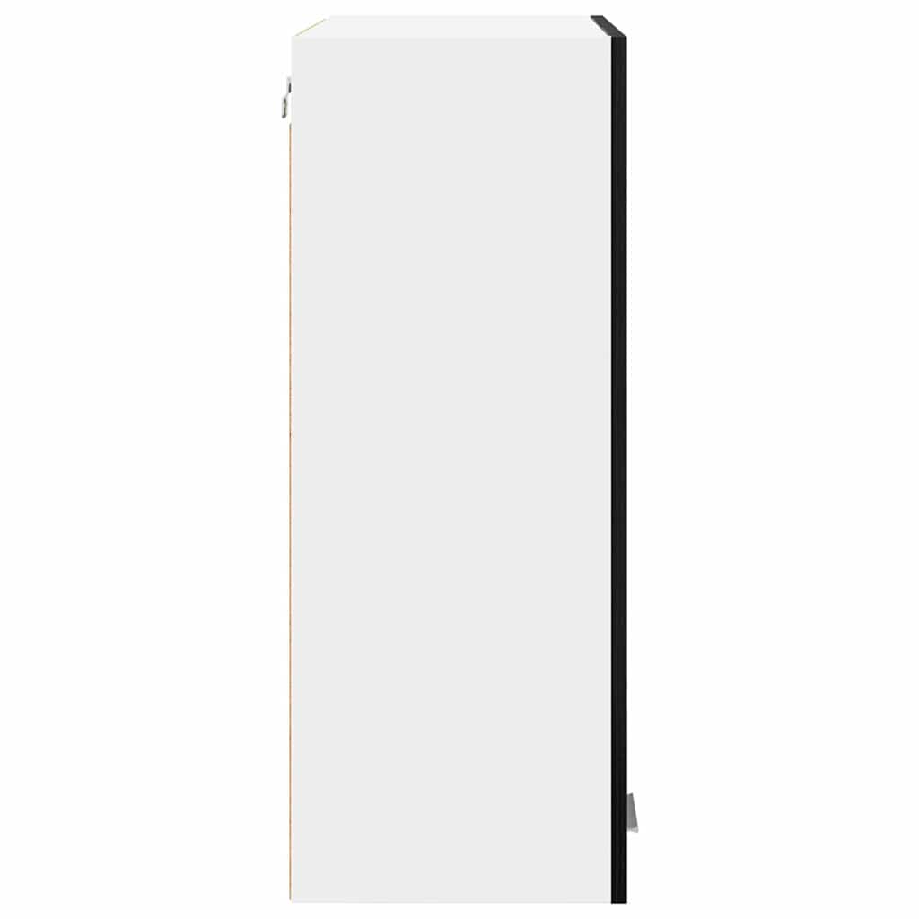 Κρεμαστό ντουλάπι με αποθήκευση Μαύρη Οξυά 60 x 31 x 80 εκ. - Pakobazaar