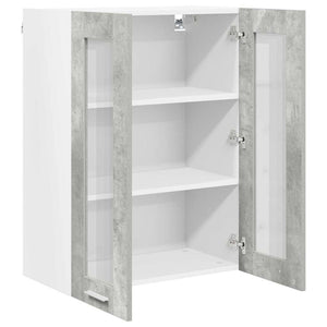 Κρεμαστό ντουλάπι Σκυρόδεμα Γκρι 60 x 31 x 80 εκ.