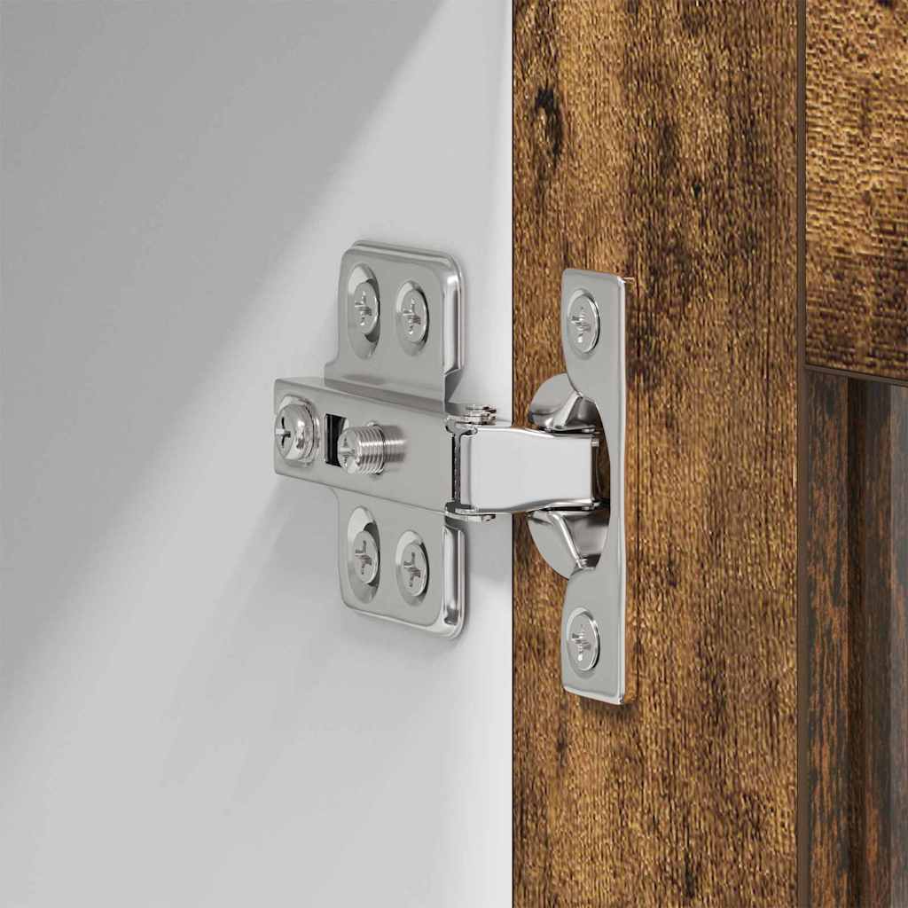 Κρεμαστό ντουλάπι με αποθήκευση Καπνιστό Δρύς 60 x 31 x 80 εκ. - Pakobazaar