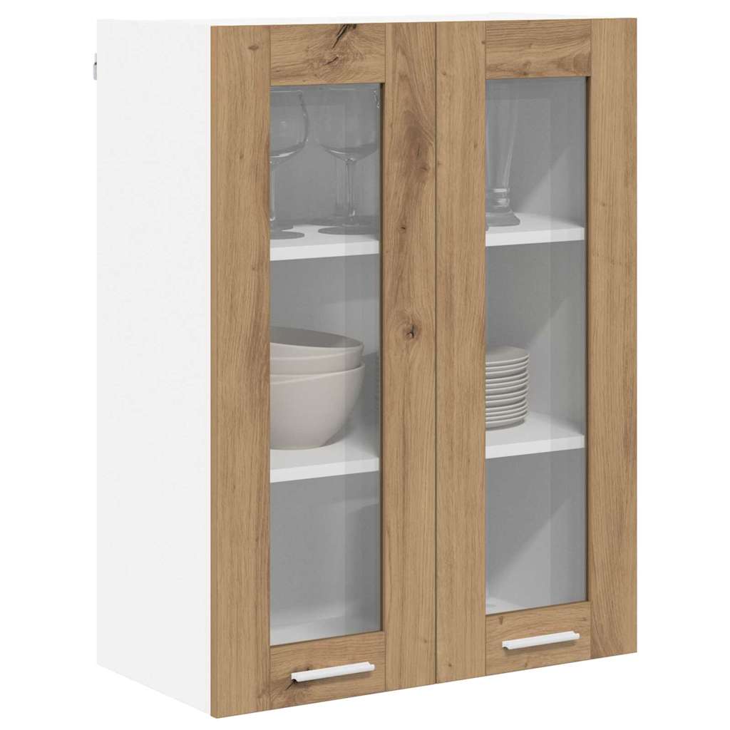 Κρεμαστό ντουλάπι με πόρτα Riga Artisan Oak 60 x 31 x 80 εκ. - Pakobazaar
