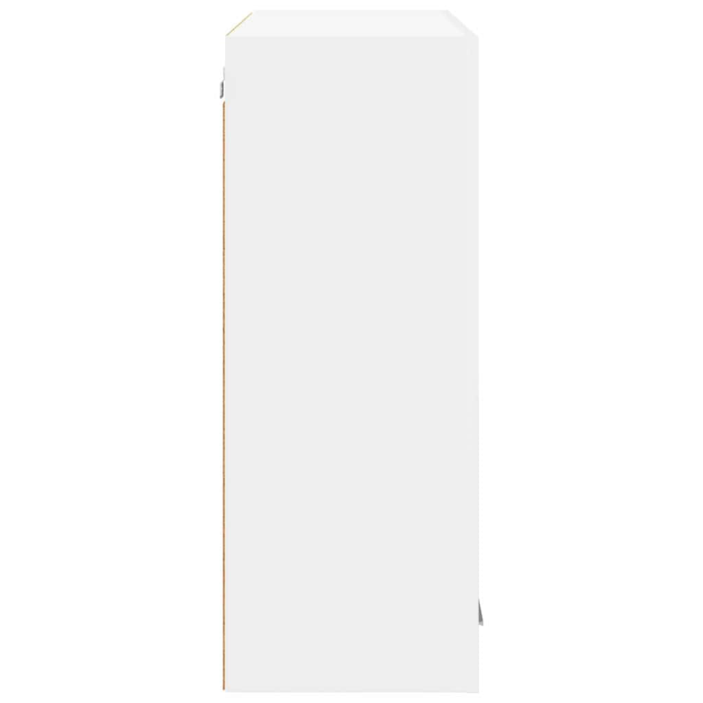 Κρεμαστό ντουλάπι Λευκό 80 x 31 x 80 εκ. Επεξεργασμένο ξύλο - Pakobazaar