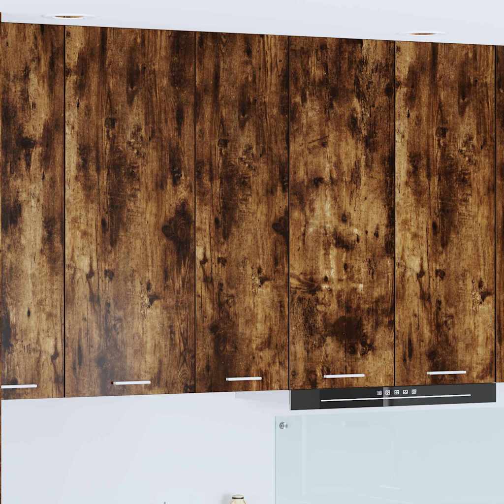 Κρεμαστό ντουλάπι με αποθήκευση Καπνιστό Δρύς 30 x 31 x 100 εκ.