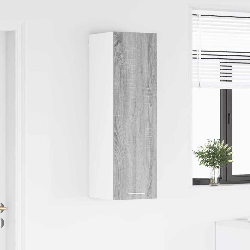 Κρεμαστό ντουλάπι με αποθήκευση Γκρίζο Σονομα 30 x 31 x 100 εκ.