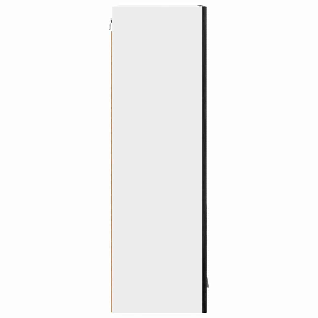 Κρεμαστό ντουλάπι με αποθήκευση Μαύρη Οξυά 40 x 31 x 100 εκ.