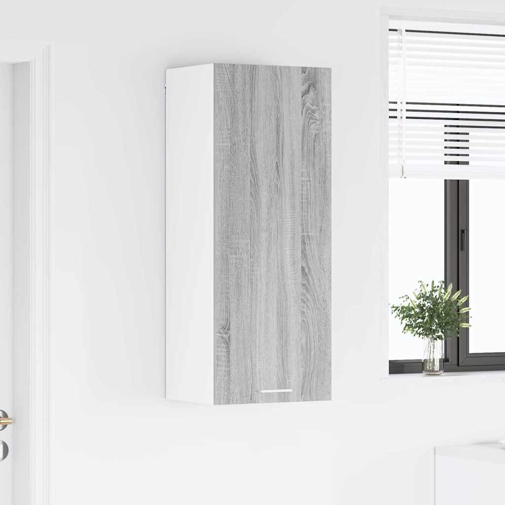 Κρεμαστό ντουλάπι με πόρτα Riga Γκρίζο Σονομα 40 x 31 x 100 εκ.