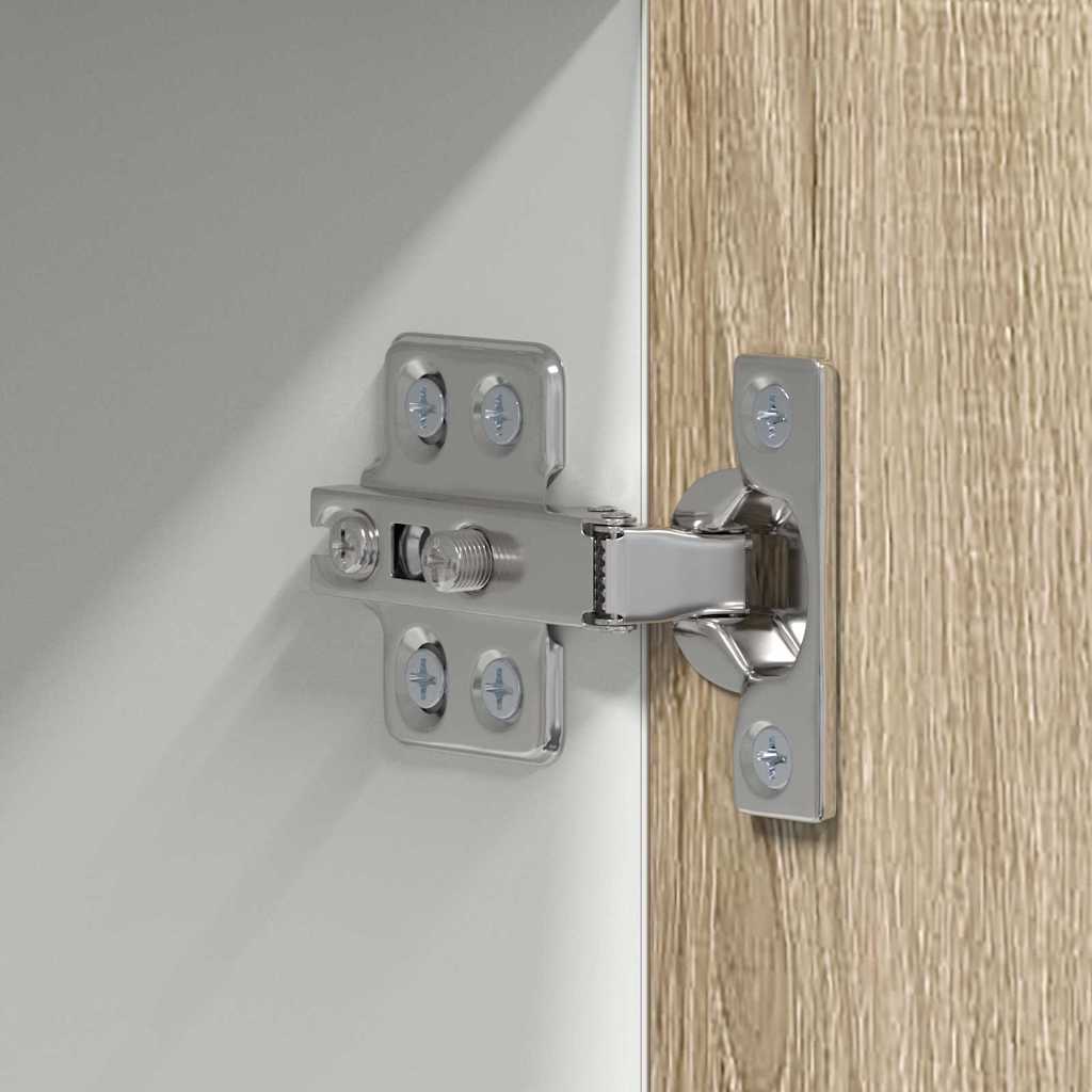 Κρεμαστό ντουλάπι Σομόνα Δρυς και Λευκό 50 x 31 x 100 εκ. - Pakobazaar