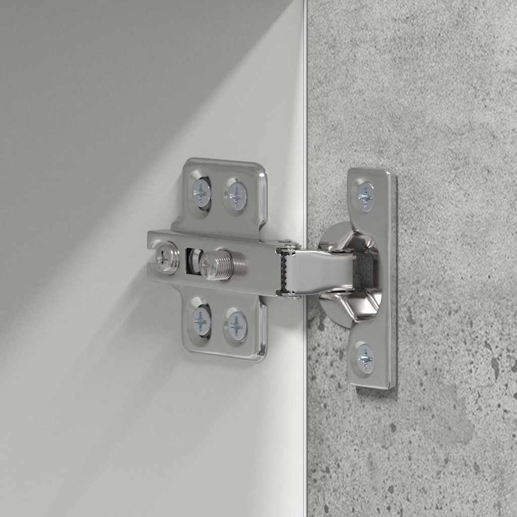 Κρεμαστό ντουλάπι Σκυρόδεμα Γκρι και Λευκό 50 x 31 x 100 εκ. - Pakobazaar