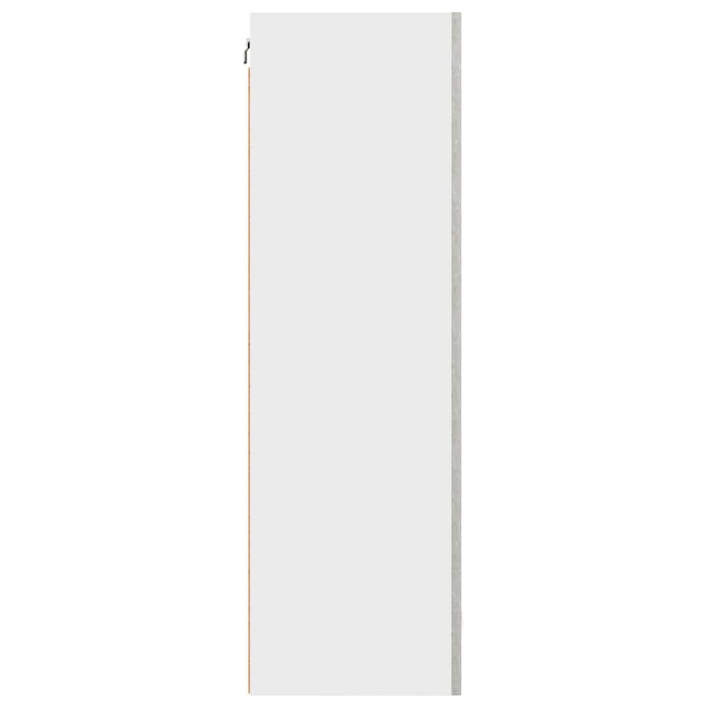 Κρεμαστό ντουλάπι Σκυρόδεμα Γκρι και Λευκό 50 x 31 x 100 εκ. - Pakobazaar