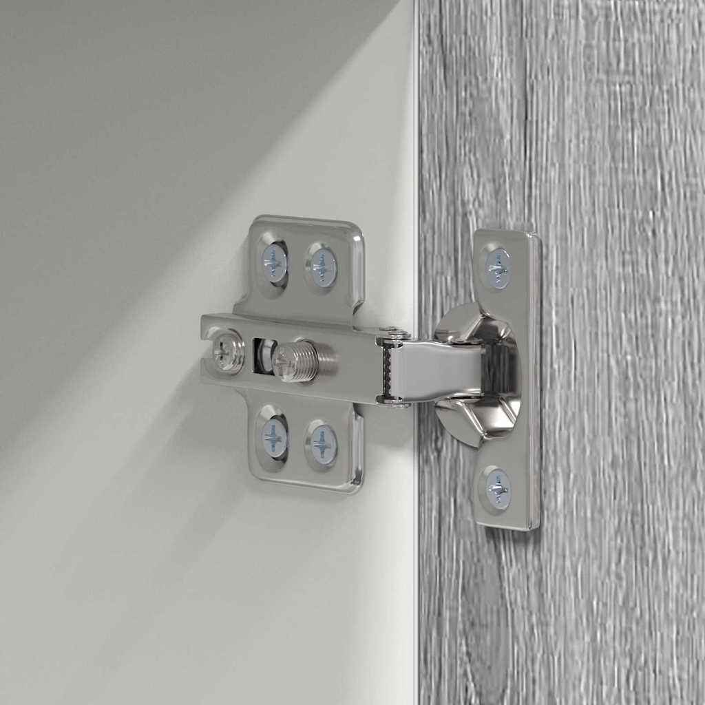 Κρεμαστό ντουλάπι Γκρι Σομόνα και Λευκό 50 x 31 x 100 εκ. - Pakobazaar