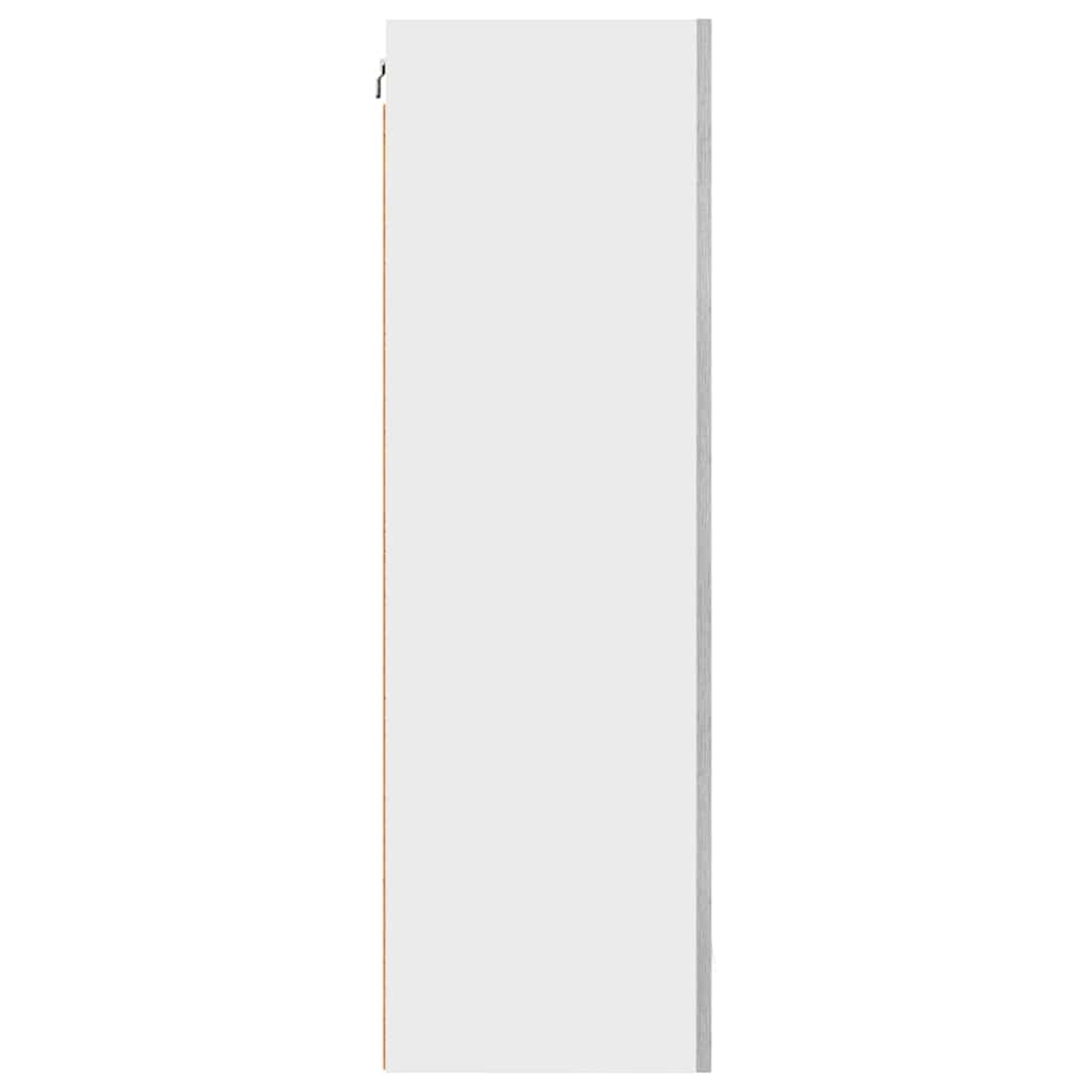 Κρεμαστό ντουλάπι Γκρι Σομόνα και Λευκό 50 x 31 x 100 εκ. - Pakobazaar