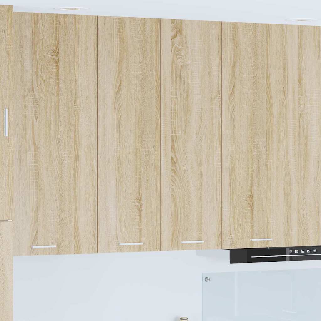 Κρεμαστό ντουλάπι με αποθήκευση Δρύς Sonoma 60 x 31 x 100 εκ. - Pakobazaar