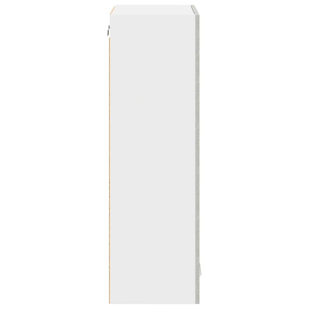 Κρεμαστό ντουλάπι με πόρτα Σκυρόδεμα Γκρι 60 x 31 x 100 εκ.