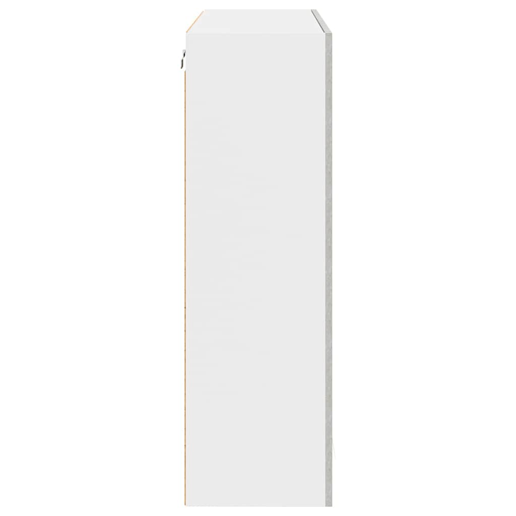 Κρεμαστό ντουλάπι με πόρτα Σκυρόδεμα Γκρι 80 x 31 x 100 εκ.