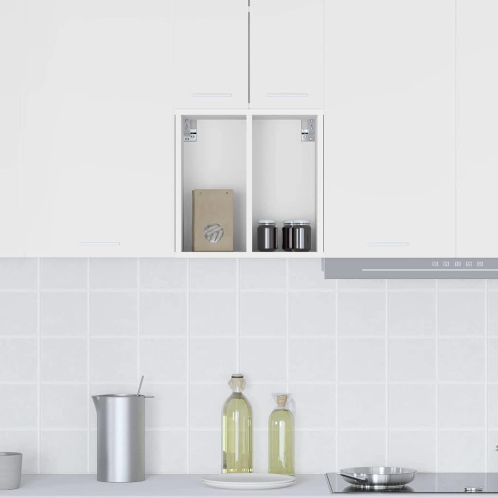 Κρεμαστό ντουλάπι Λευκό 40 x 29,5 x 40 εκ. Επεξεργασμένο ξύλο - Pakobazaar