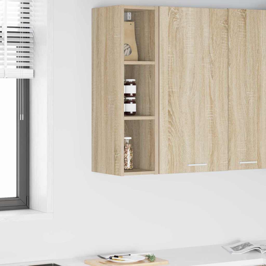 Κρεμαστό ντουλάπι με αποθήκευση Δρύς Sonoma 20 x 29,5 x 80 εκ. - Pakobazaar