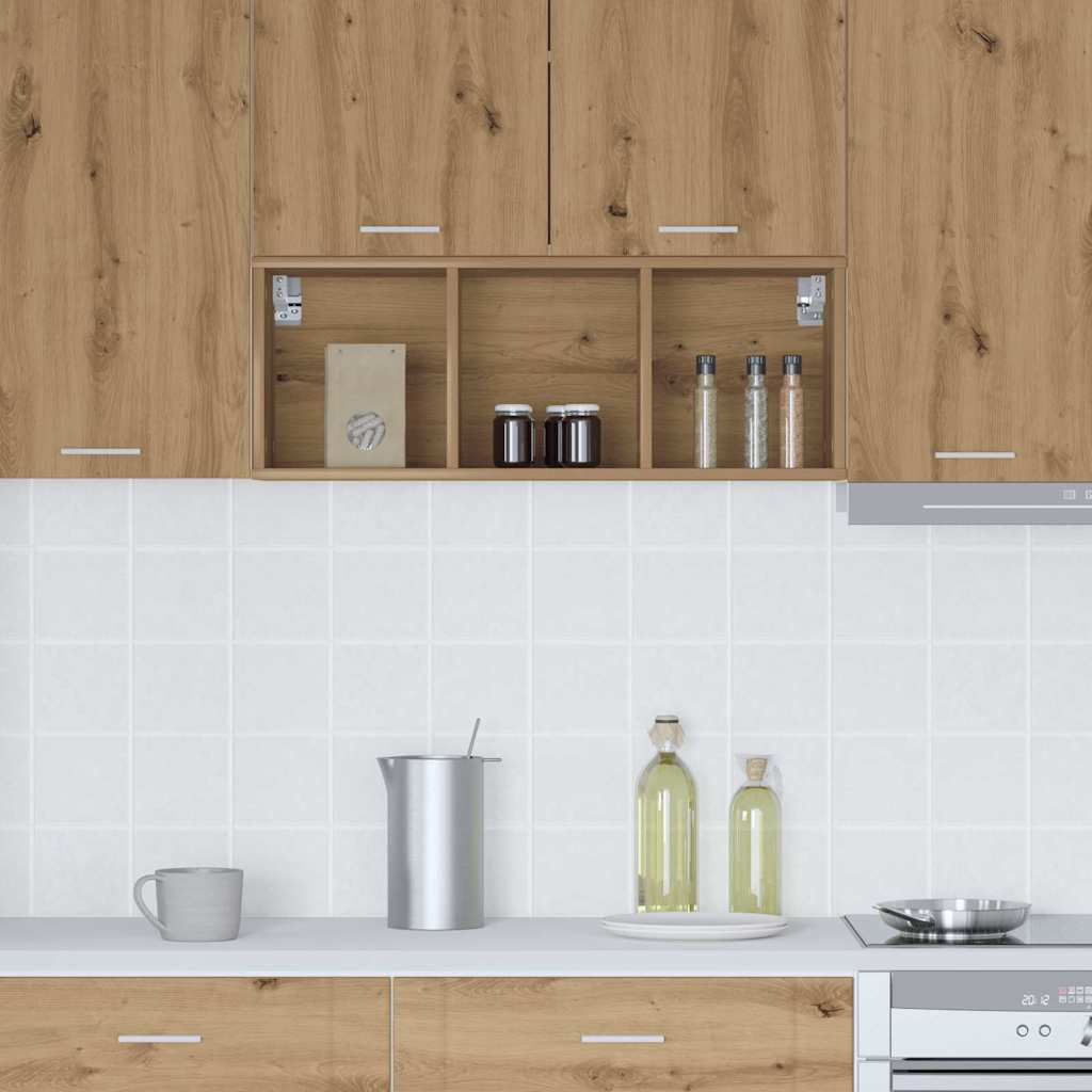 Κρεμαστό ντουλάπι με αποθήκευση Artisan Oak 30 x 29,5 x 80 εκ. - Pakobazaar