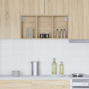 Κρεμαστό ντουλάπι με αποθήκευση Δρύς Sonoma 40 x 29,5 x 80 εκ. - Pakobazaar