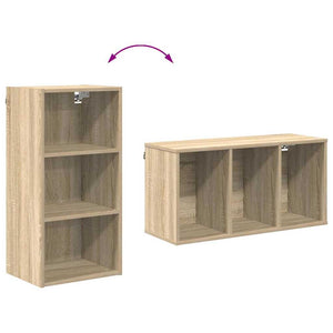 Κρεμαστό ντουλάπι με αποθήκευση Δρύς Sonoma 40 x 29,5 x 80 εκ. - Pakobazaar