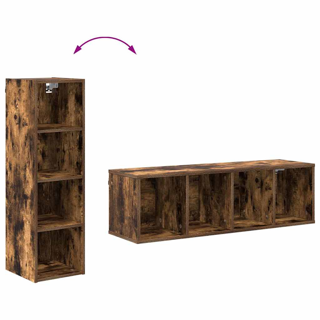 Κρεμαστό ντουλάπι Καπνιστό Δρύς 30 x 29,5 x 100 εκ.