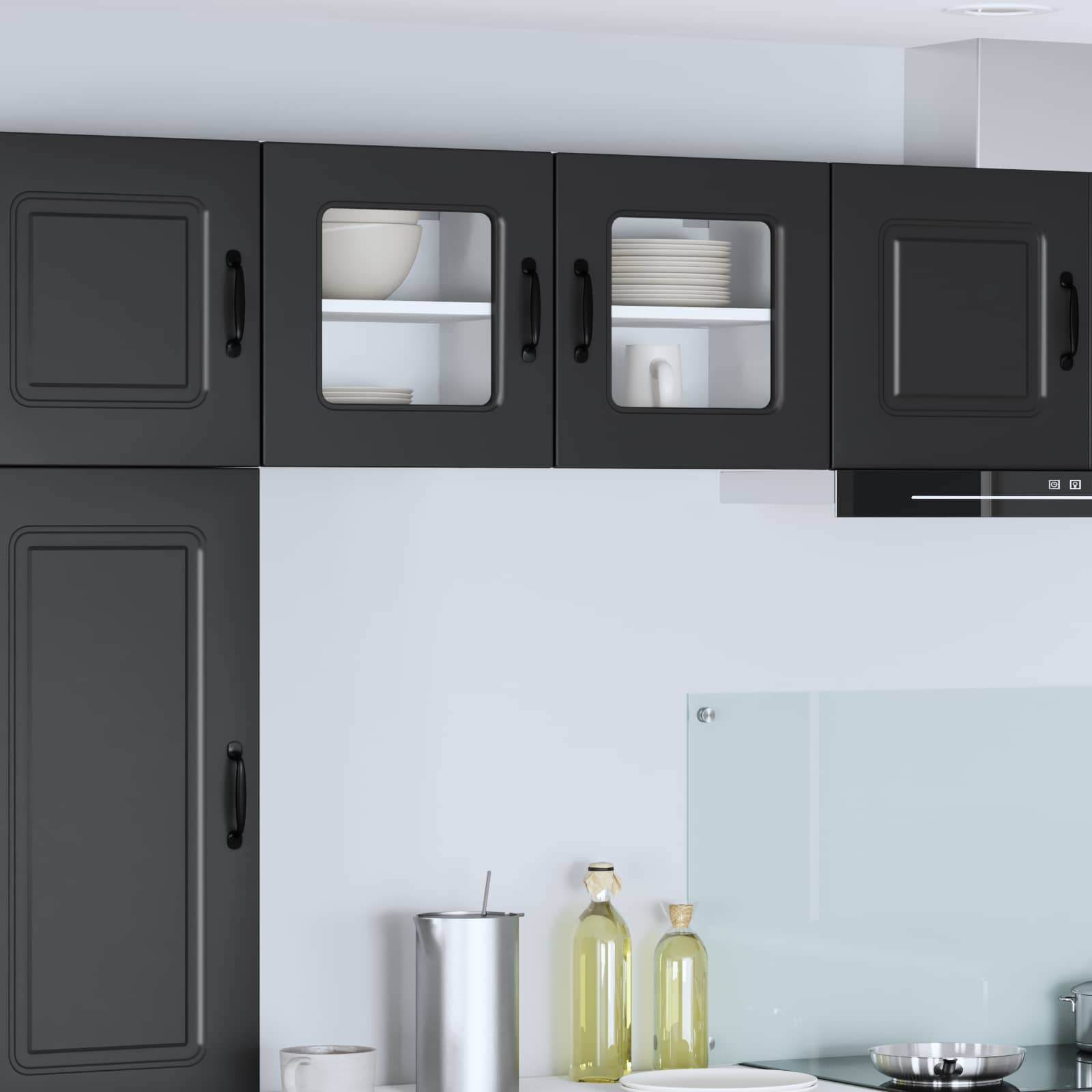 Πάνελ πλυντηρίου πιάτων Kalmar 2 pcs Μαύρο 40 x 31 x 40 εκ.