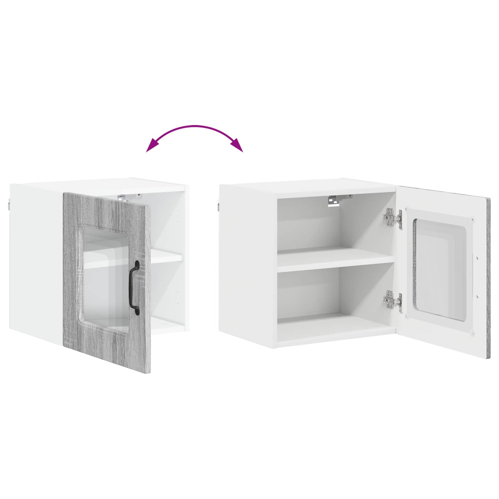 Ντουλάπα Κουζίνας Kalmar Γκρίζο Σονομα 40 x 31 x 40 εκ.