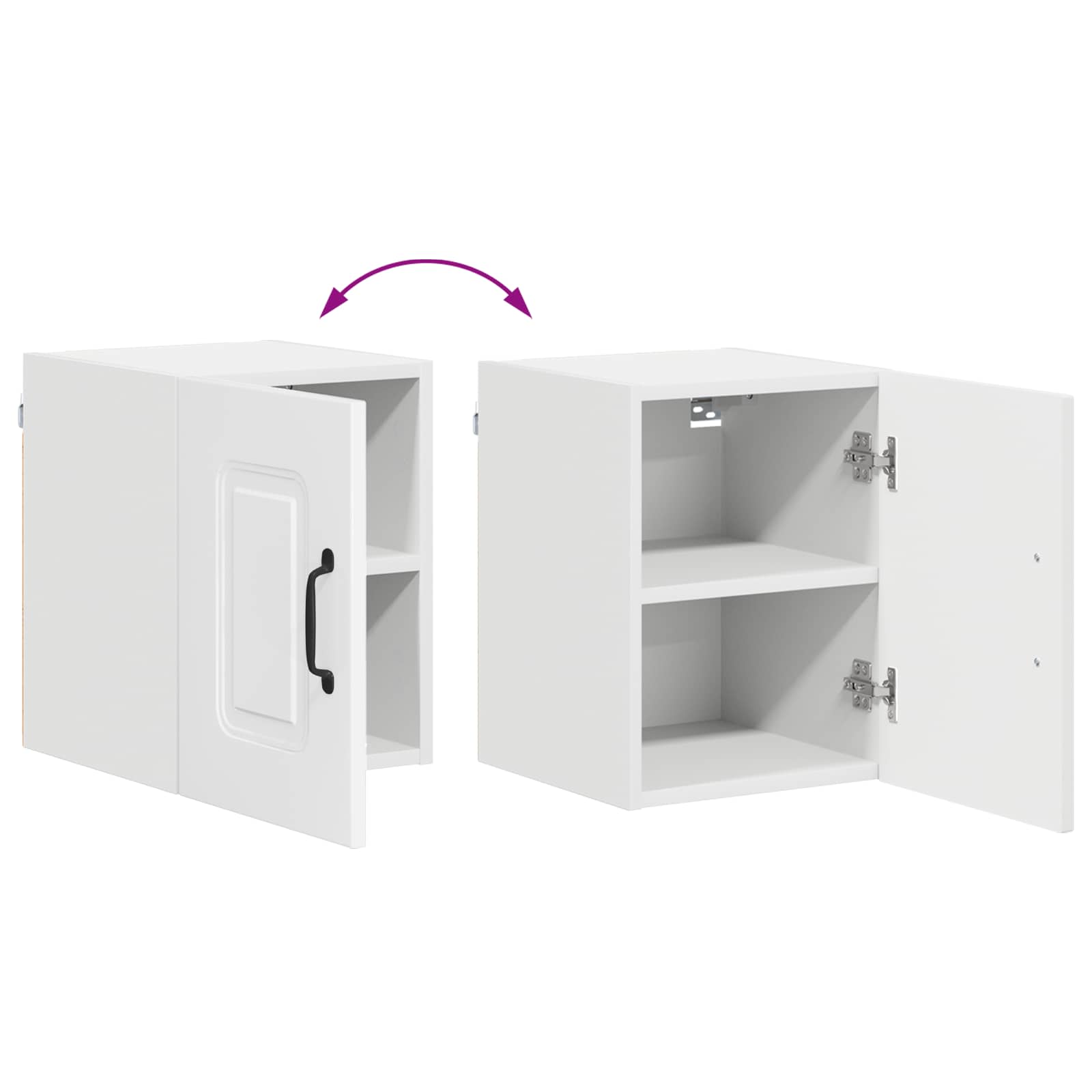 Ντουλάπα Κουζίνας Kalmar 2 pcs Υψηλής γυαλάδας λευκό