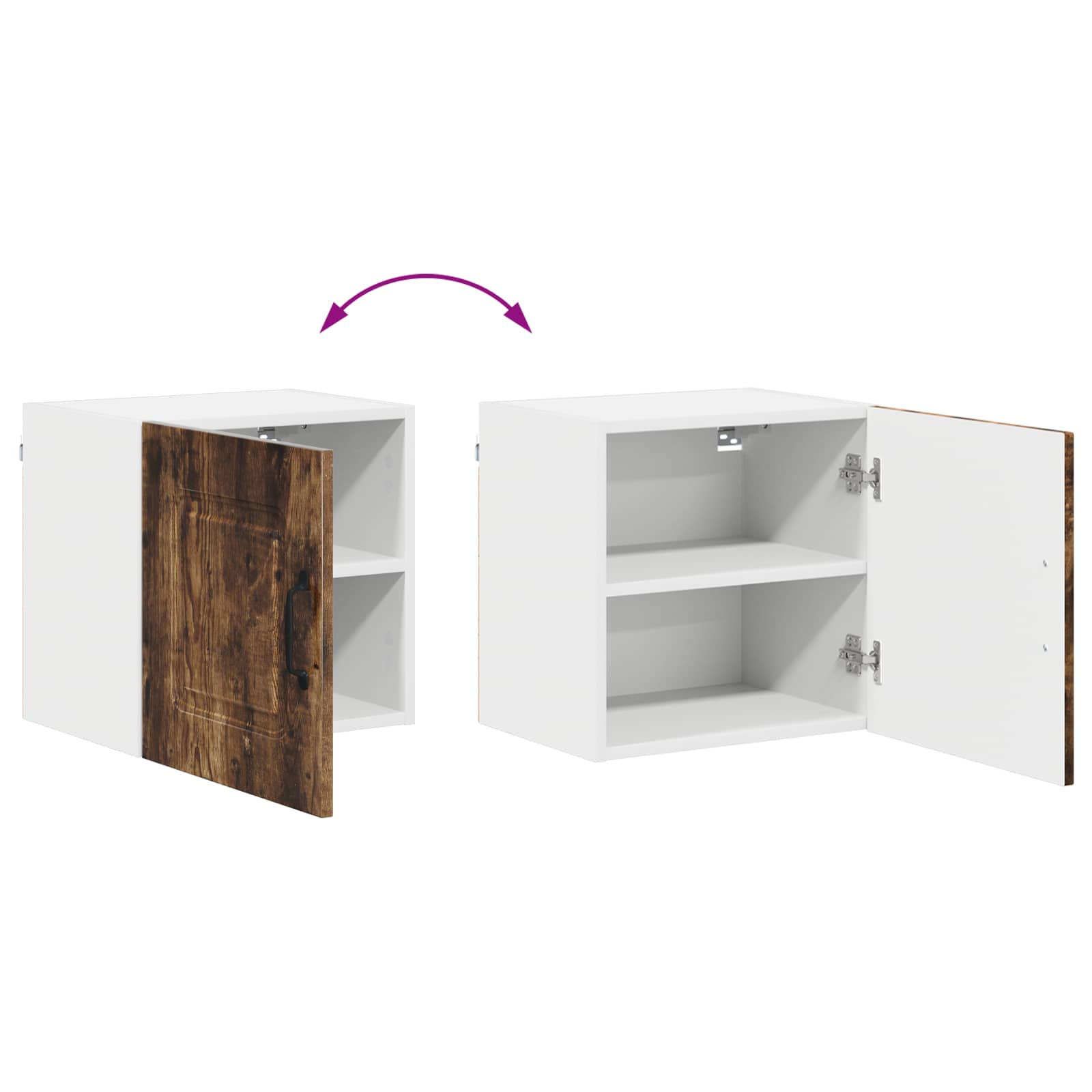 Ντουλάπα Κουζίνας Kalmar 2 pcs Καπνιστό Δρύς 40 x 31 x 40 εκ.