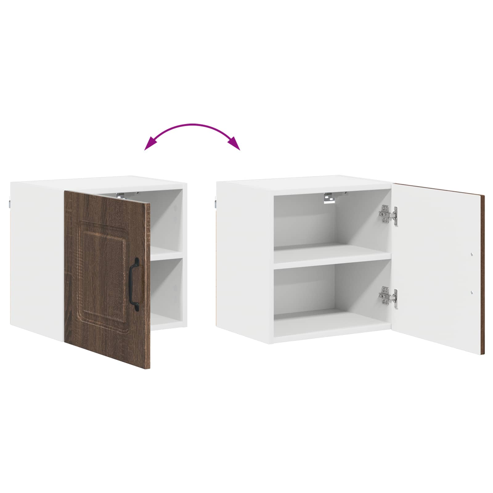 Πάνελ πλυντηρίου πιάτων Kalmar 2 pcs Καφέ δρυς 40 x 31 x 40 εκ.