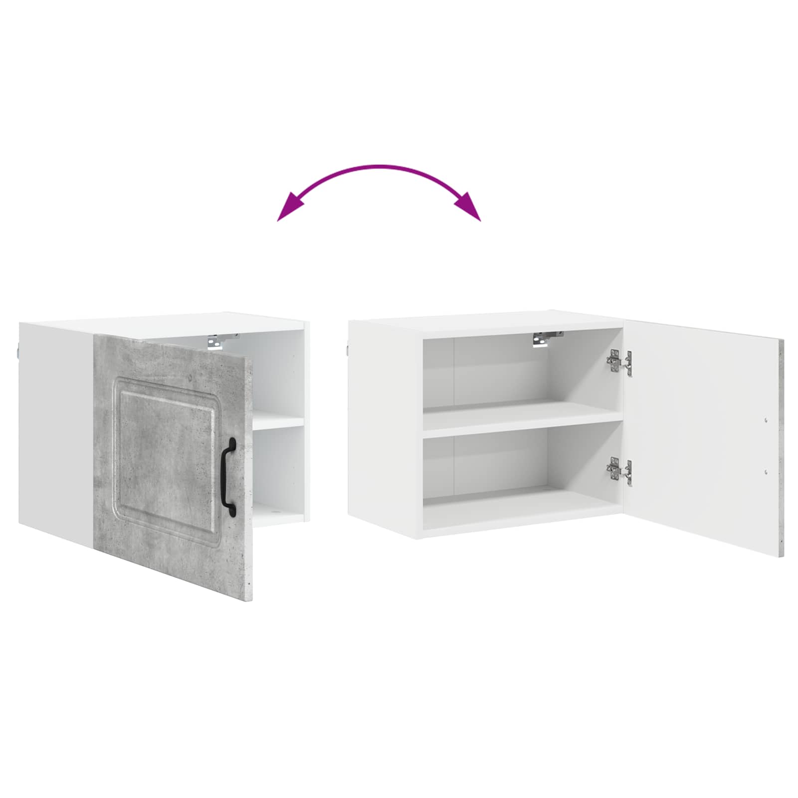 Ντουλάπα Κουζίνας Kalmar Σκυρόδεμα Γκρι 50 x 31 x 40 εκ.