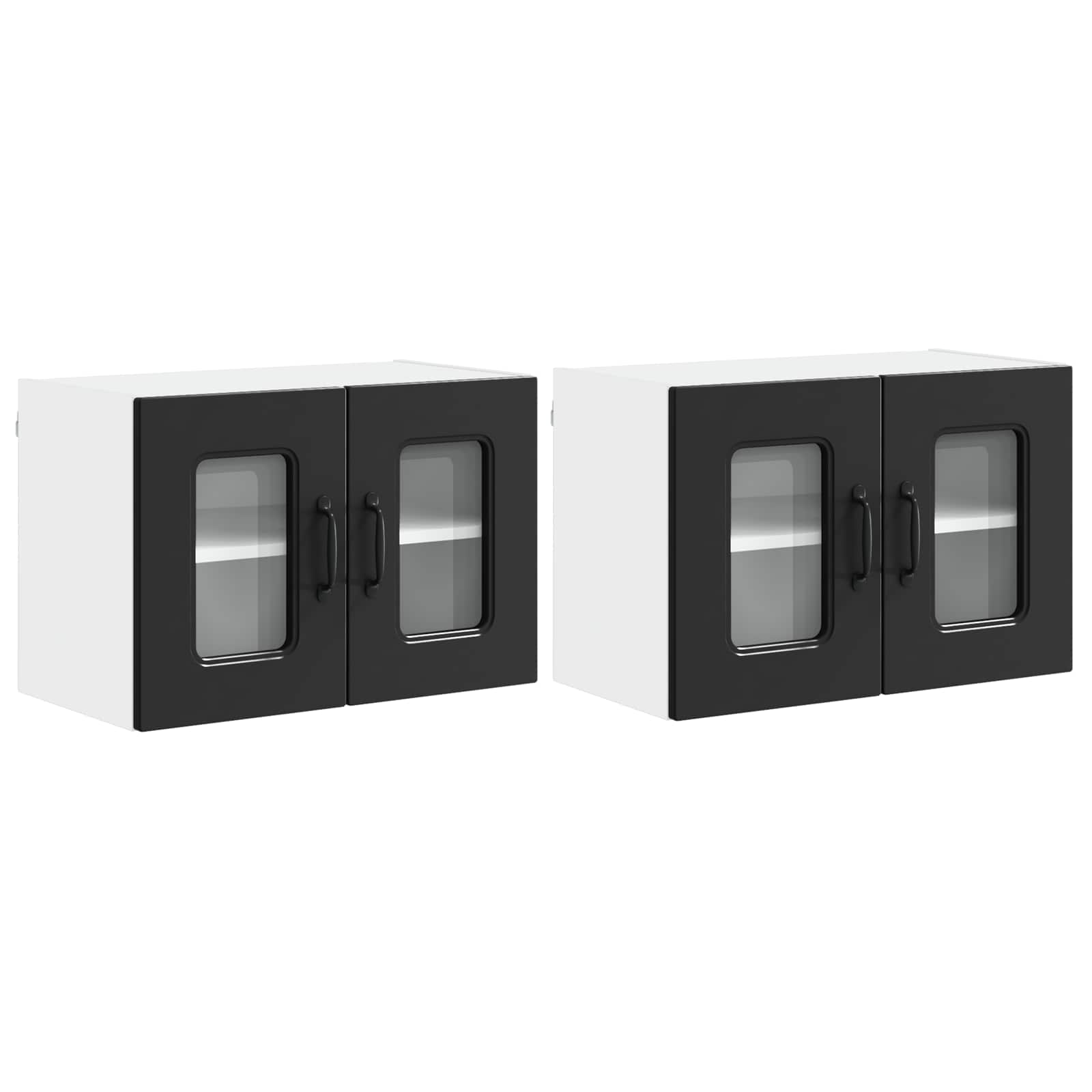 Ντουλάπα Κουζίνας Kalmar 2 pcs Μαύρο 60 x 31 x 40 εκ