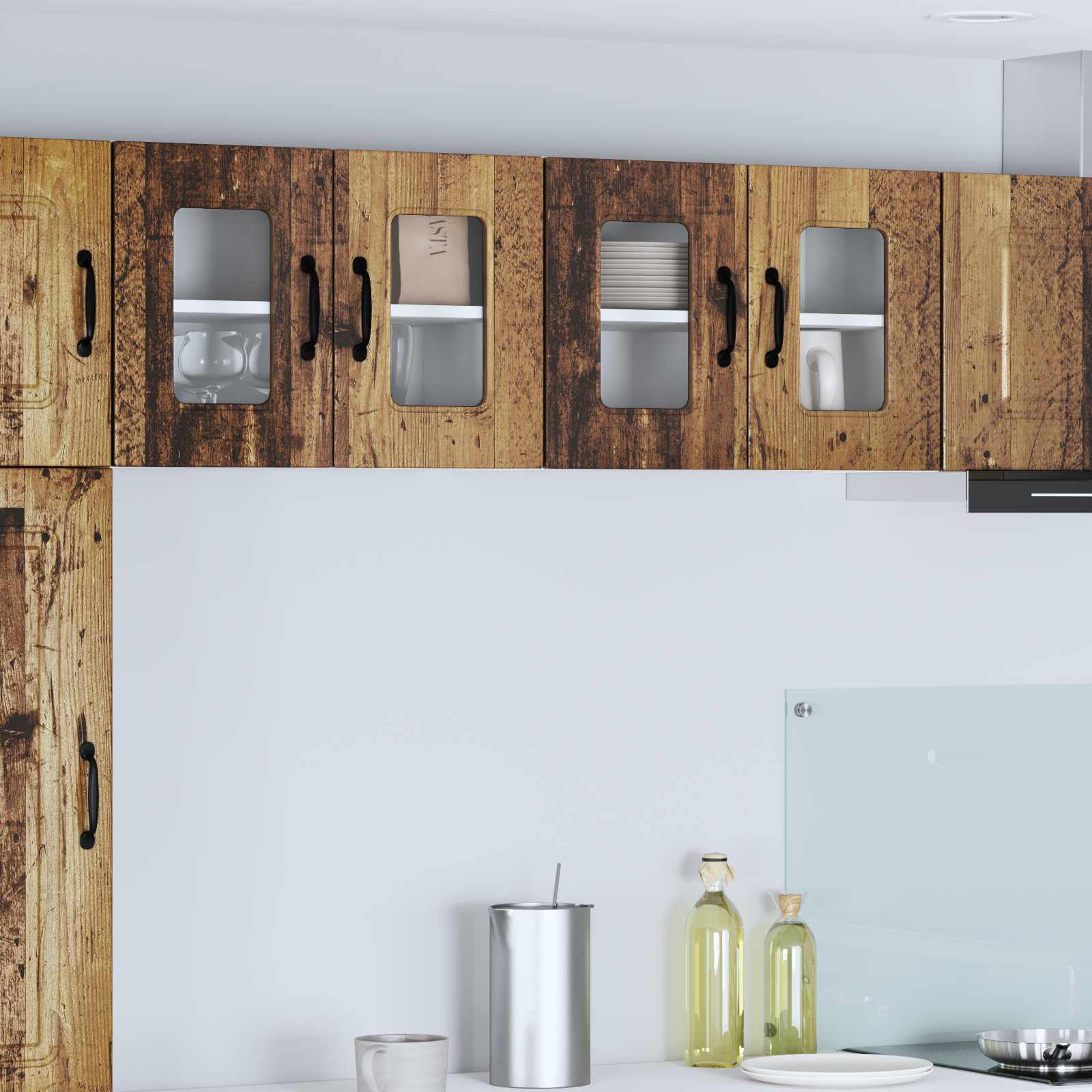 Πάνελ πλυντηρίου πιάτων Kalmar 2 pcs Παλιό ξύλο 60 x 31 x 40 εκ