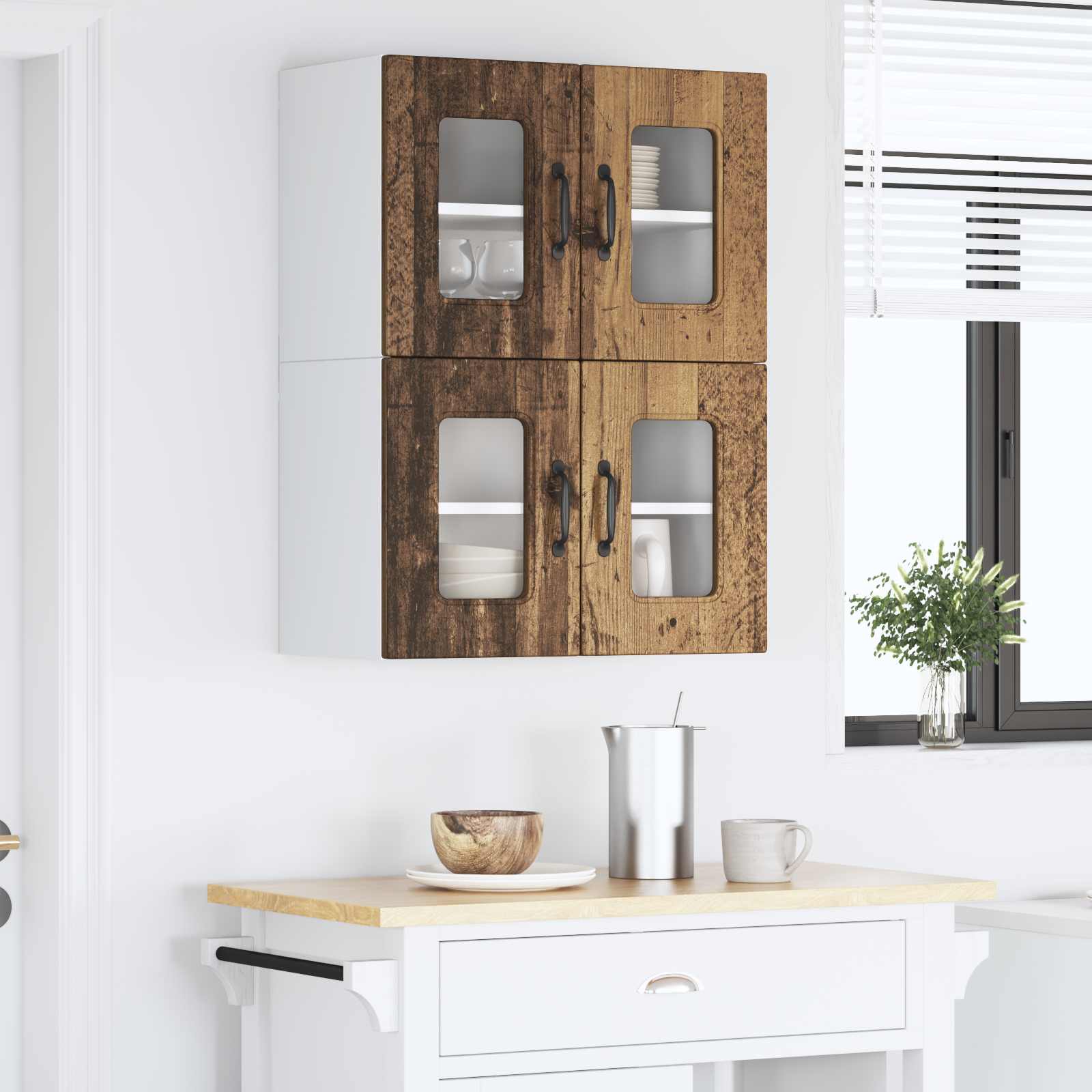 Πάνελ πλυντηρίου πιάτων Kalmar 2 pcs Παλιό ξύλο 60 x 31 x 40 εκ