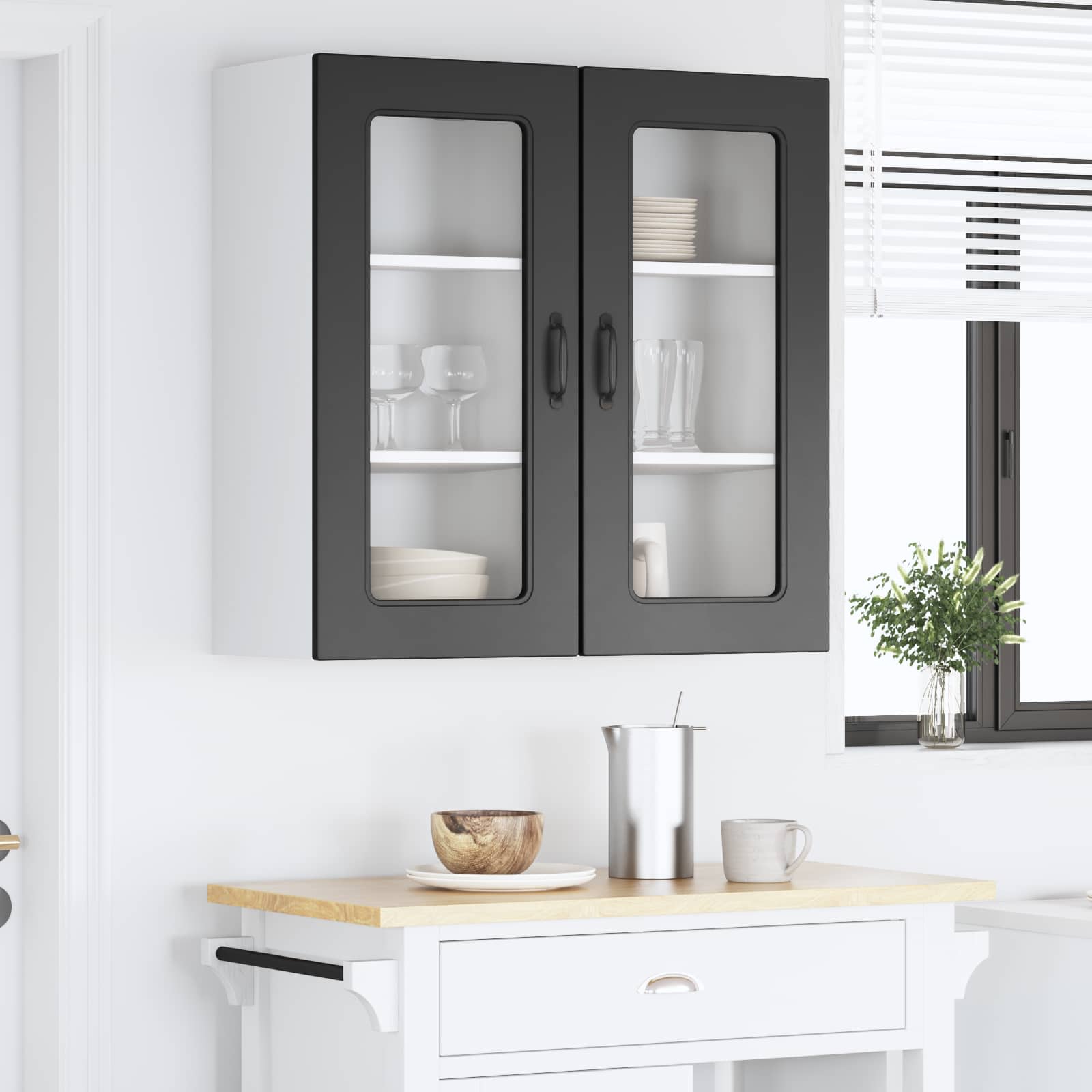 Πάνελ πλυντηρίου πιάτων Kalmar 2 pcs Μαύρο 40 x 31 x 80 εκ.
