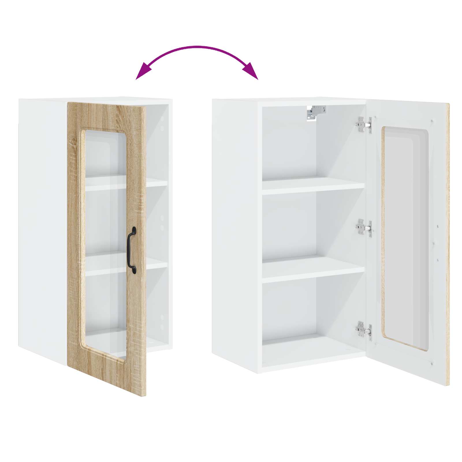 Πάνελ πλυντηρίου πιάτων Kalmar 2 pcs Δρύς Sonoma
