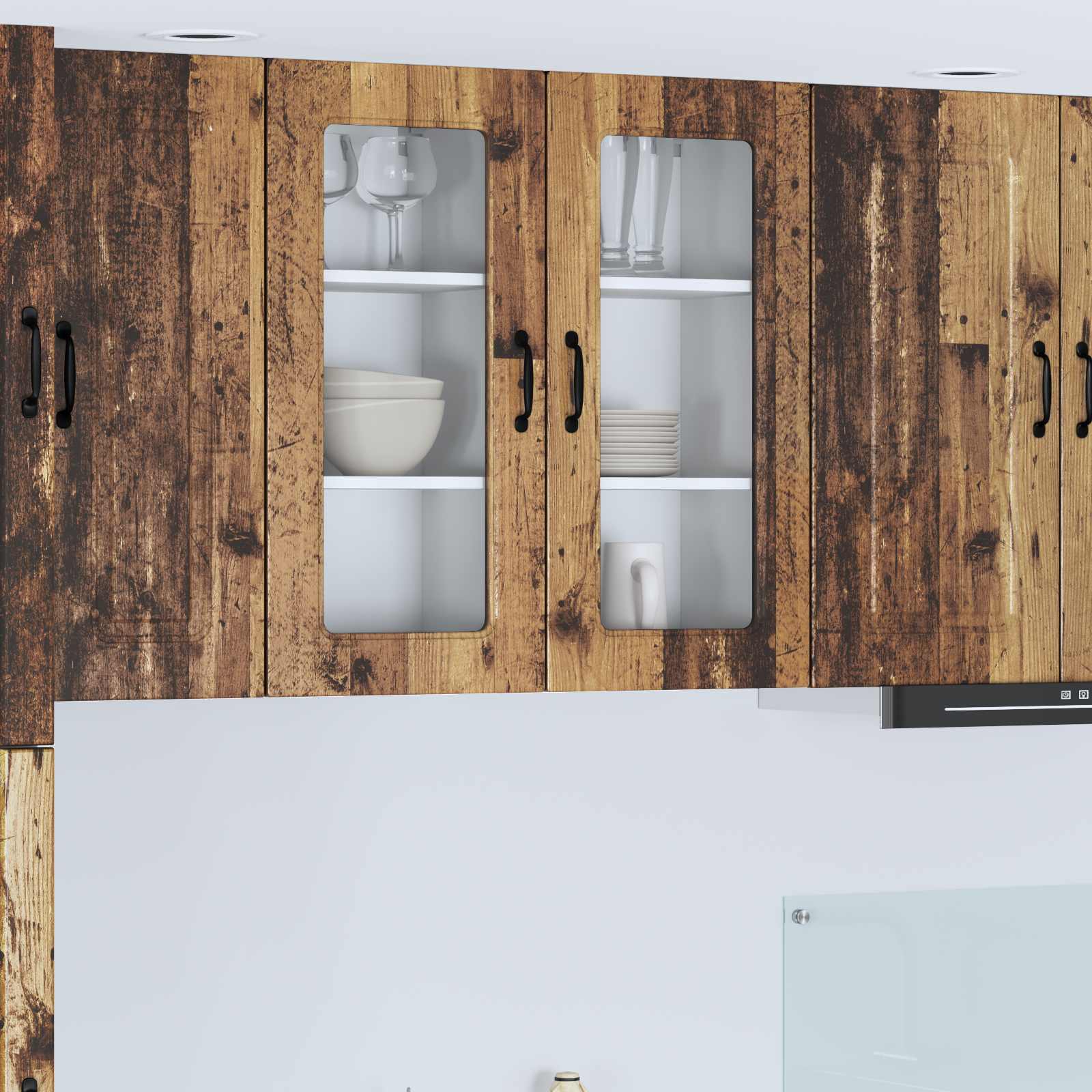 Πάνελ πλυντηρίου πιάτων Kalmar Παλιό ξύλο 40 x 31 x 80 εκ.