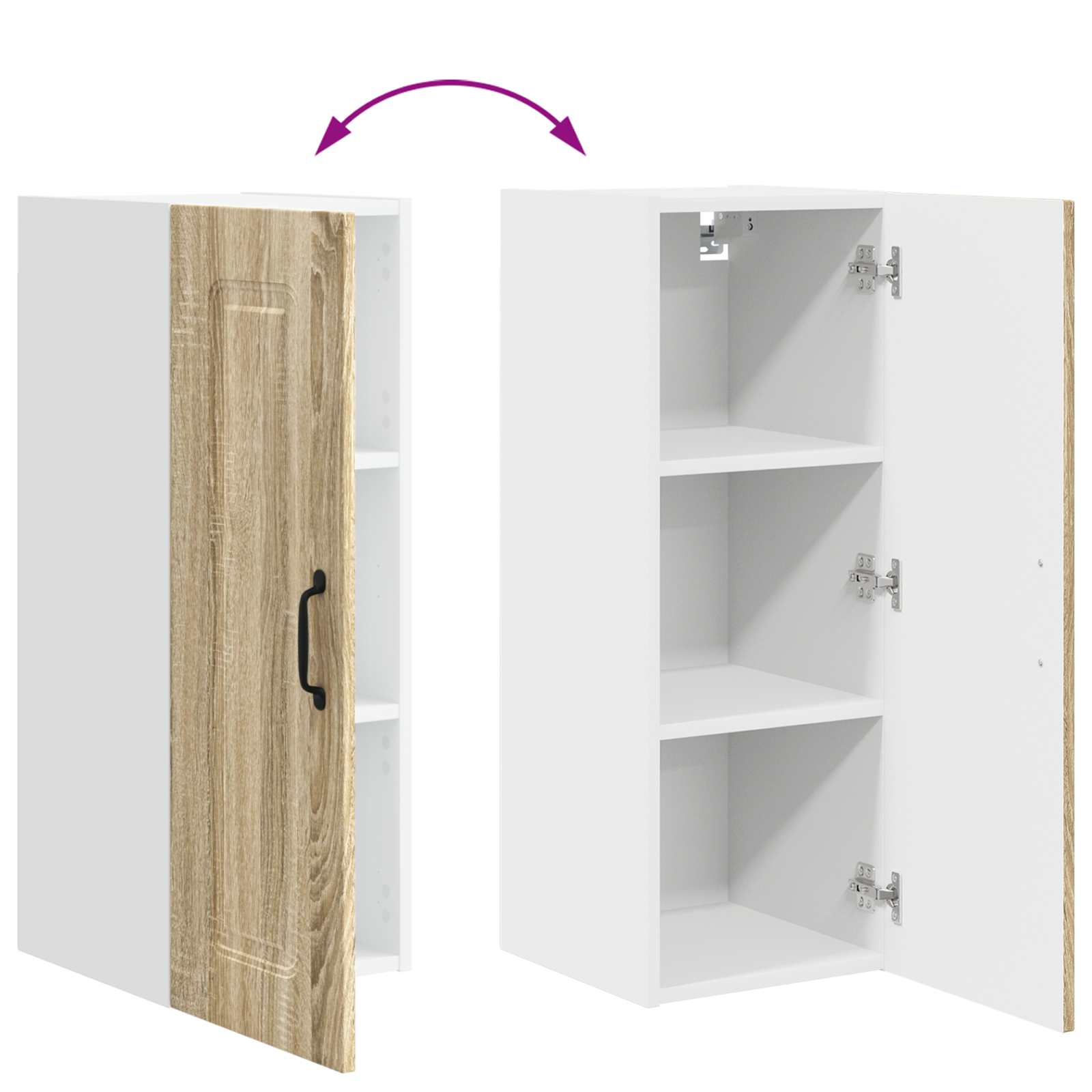 Πάνελ πλυντηρίου πιάτων Kalmar Δρύς Sonoma 30 x 31 x 80 εκ.