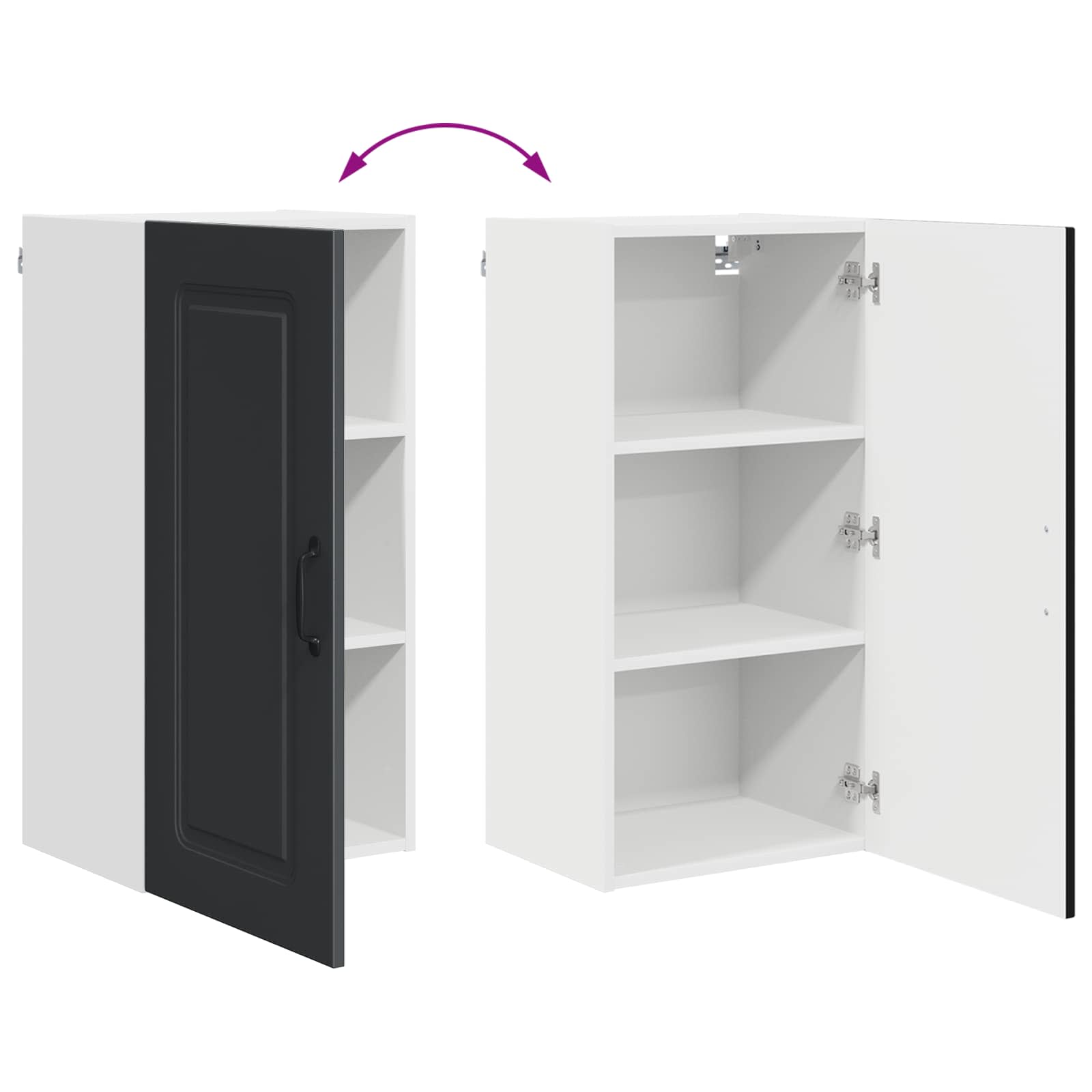 Πάνελ πλυντηρίου πιάτων Kalmar Μαύρο 40 x 31 x 80 εκ.