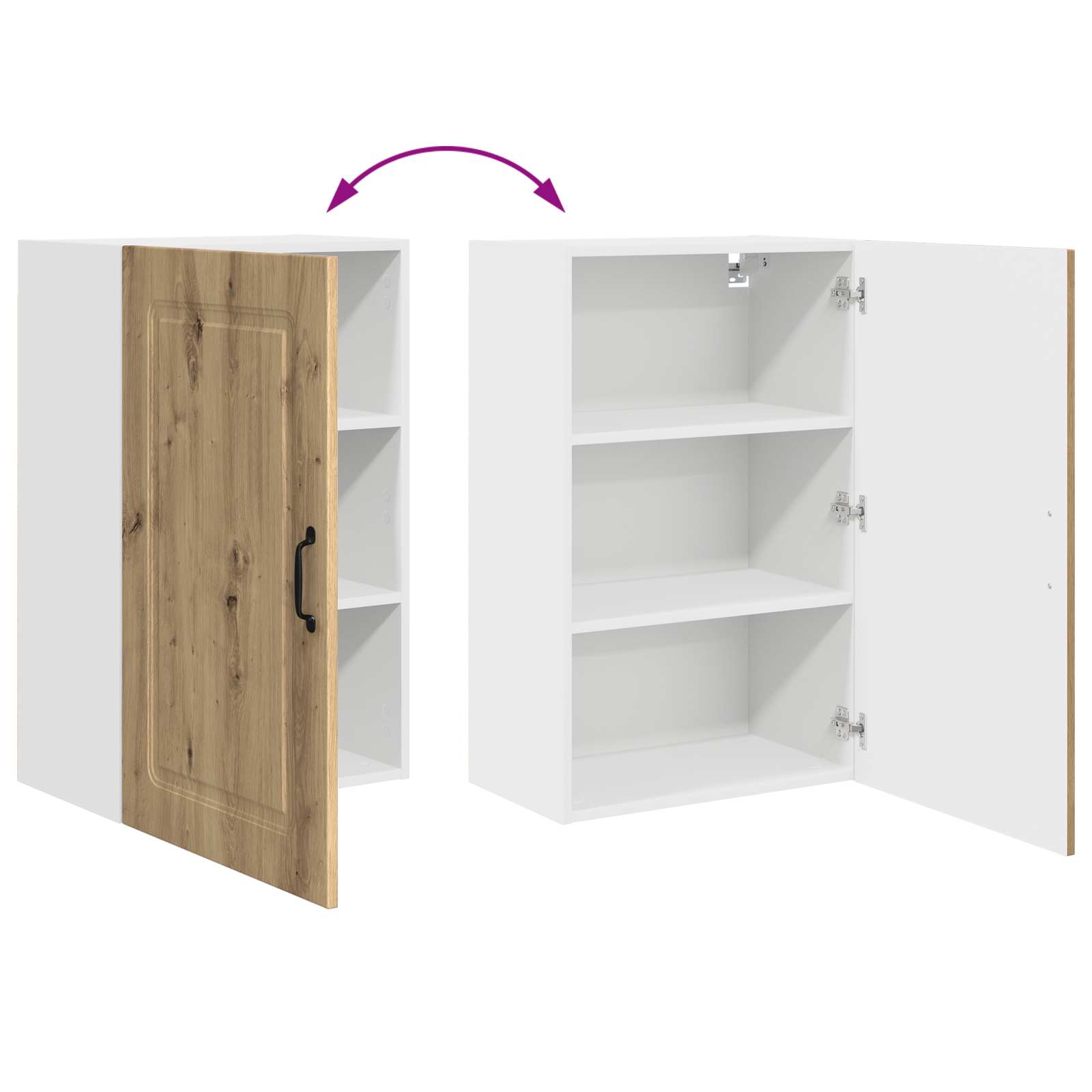 Πάνελ πλυντηρίου πιάτων Kalmar Artisan Oak 50 x 31 x 80 εκ.