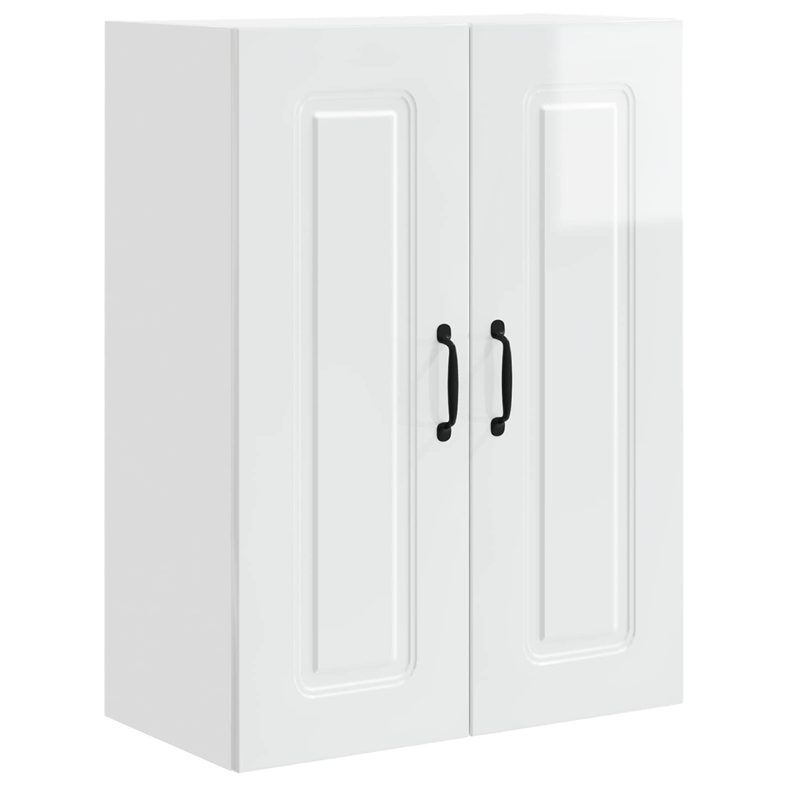 Ντουλάπα Κουζίνας Kalmar Υψηλής γυαλάδας λευκό 60 x 31 x 80 εκ. - Pakobazaar