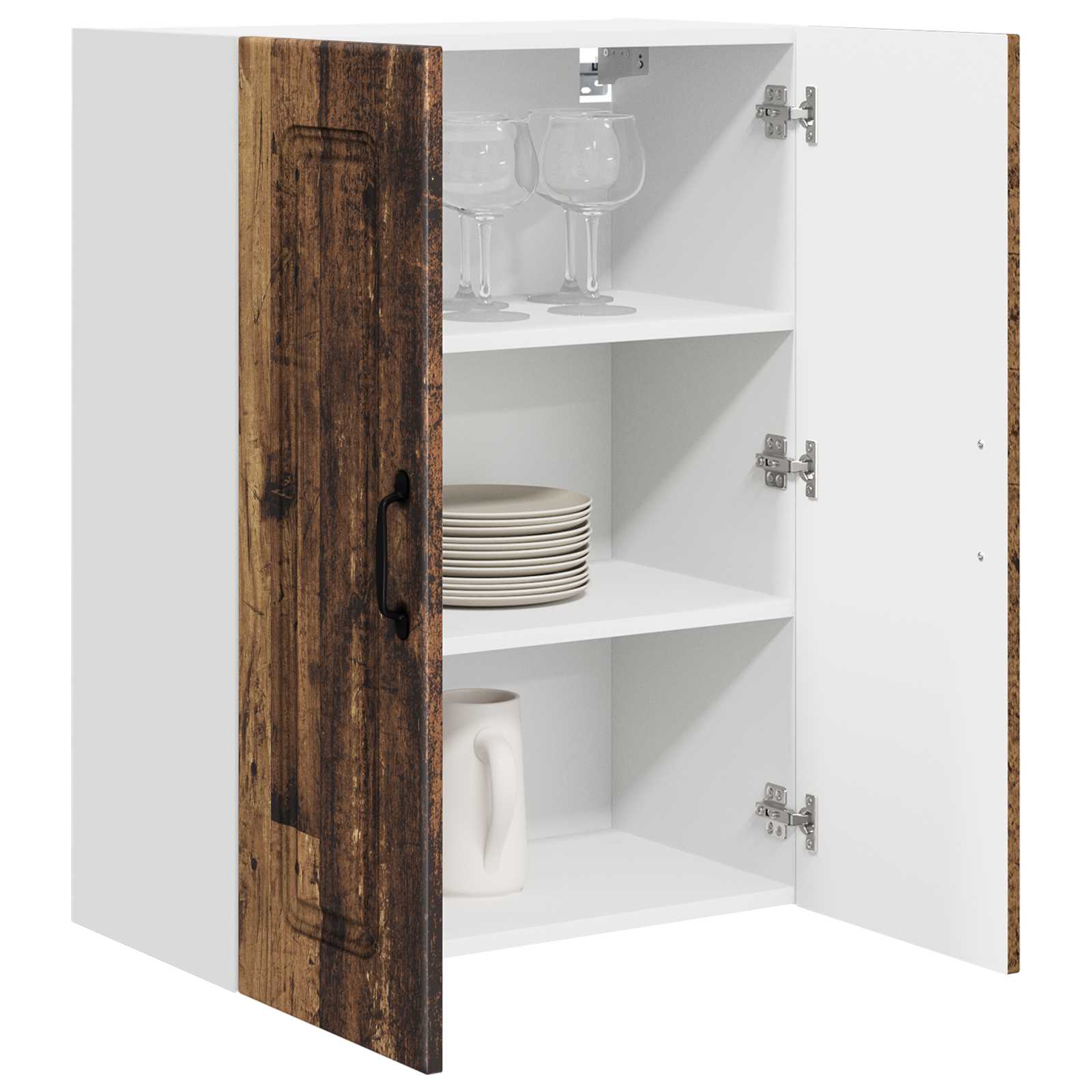 Ντουλάπα Κουζίνας Kalmar Παλιό ξύλο 60 x 31 x 80 εκ. - Pakobazaar